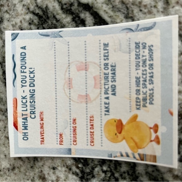 Cruising Ducks! Set of 12 Ducks - perfect for Cruising Duck Game - Picture 5 of 5